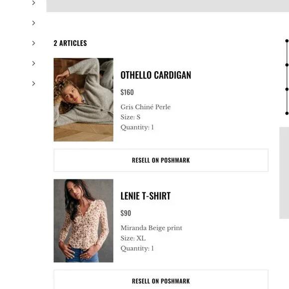 Sezane Othello Cardigan Gris Chiné Perle S - Picture 8 of 8